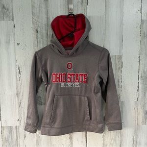 Scarlet And Gray Authentic Apparel Unisex Hoodie Youth Size Medium